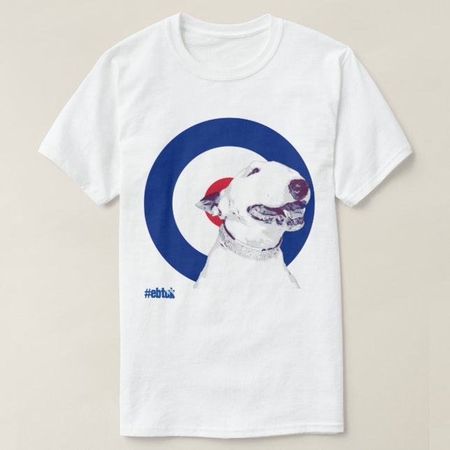 Camiseta Bull Terriers UK Bully Mod T-Shirt (Frente do Design)
