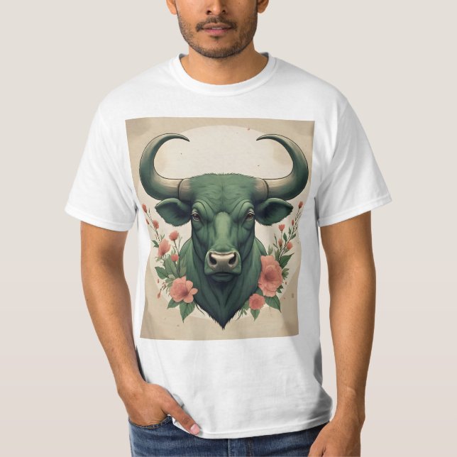 Camiseta Bull Themed (Frente)
