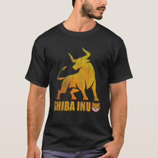Camiseta Bull Trend Shiba Inu Coin Crypto Token Cryptocuror
