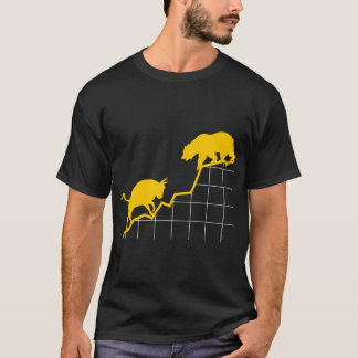 Camiseta Bull Vs Bear I Ações Mercado De Ações Etf Capital