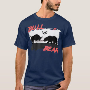 Camiseta Bull vs Bear Stock Market Trading - Investidor
