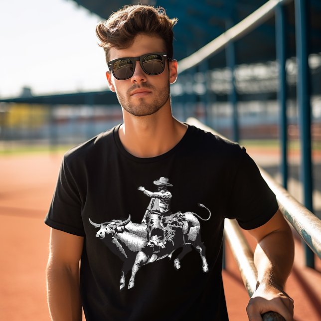 Camiseta Bull Wrangling (Criador carregado)