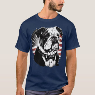 Camiseta Bulldog 4 de julho de 6