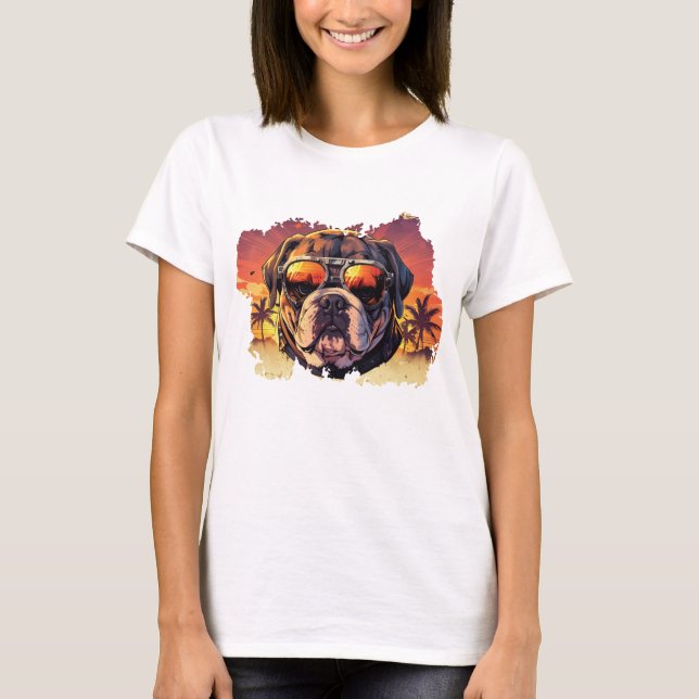 Camiseta Bulldog Boss Lady (Frente)