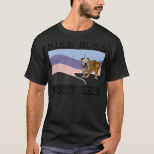 Camiseta Bulldog Caiu Mais Preocupada Menos Caminho Gráfico