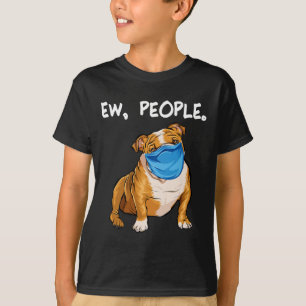 Camiseta Bulldog com Máscara