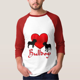 Camiseta Bulldog do Coração