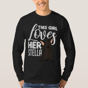 Camiseta Bulldog Francês ama Sua Stella