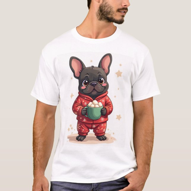 Camiseta Bulldog Francês Cozy Cocoa (Frente)