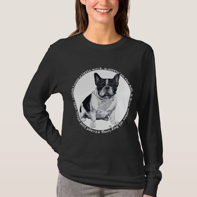 Camiseta Bulldog Francês Desejando (Frente)