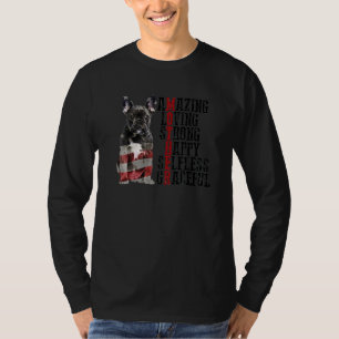 Camiseta Bulldog Francês Incrível Adorável Forte Selfles Fe