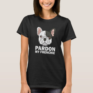 Camiseta Bulldog Francês Para Homens, Desculpe Meu Francês