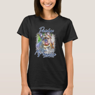 Camiseta Bulldog Francês Perdão Minha Mulher Francesa E Juv