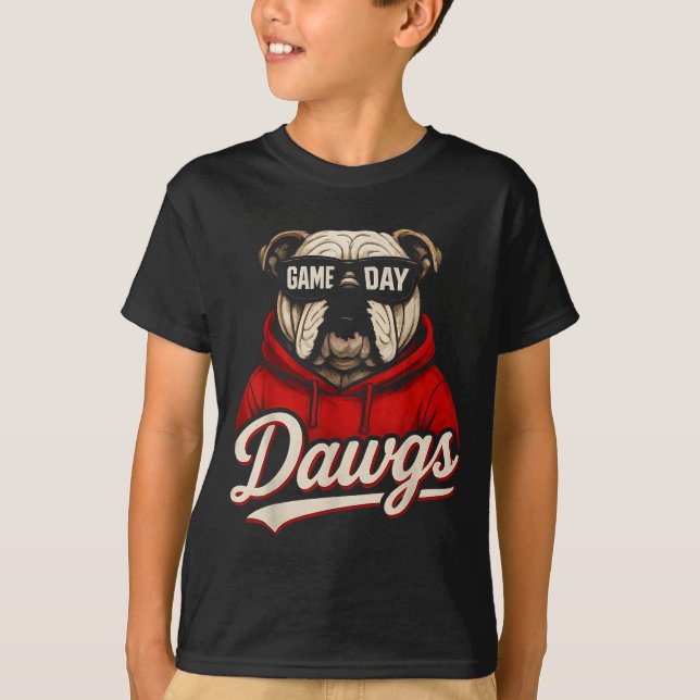 Camiseta Bulldog Graphic Dawgs Men Women Kid Boy Girl  (Frente)