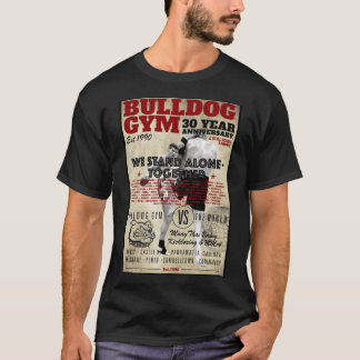 Camiseta Bulldog Gym menino de 30 anos