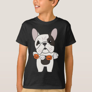 Camiseta Bulldog Happy Halloween Pumpkin Dogs Halloween
