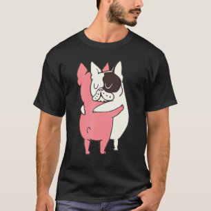Camiseta Bulldog Hugs Francês