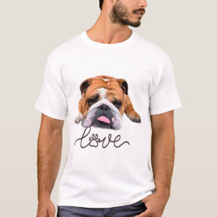 Camiseta Bulldog,ilustração