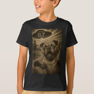 Camiseta Bulldog Inglês Cachorro Selfie 67 Meme Seis Sete E