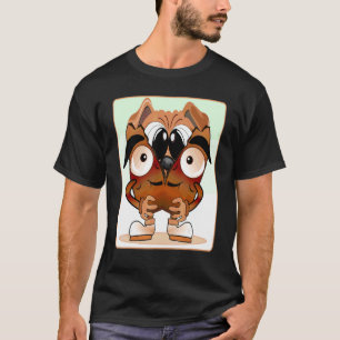 Camiseta Bulldog Inglês Disfarçado de Batata Fantasia