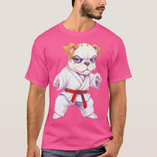 Camiseta Bulldog Karate Kung Fu Artes Marciais Taekwondo Ju