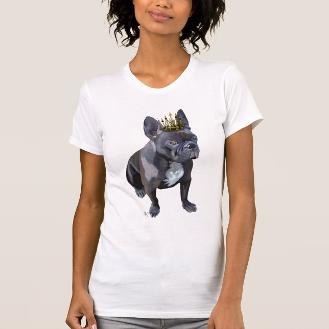 Camiseta Bulldog King francês (Frente)