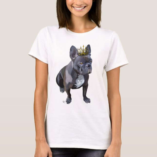 Camiseta Bulldog King francês (Frente)