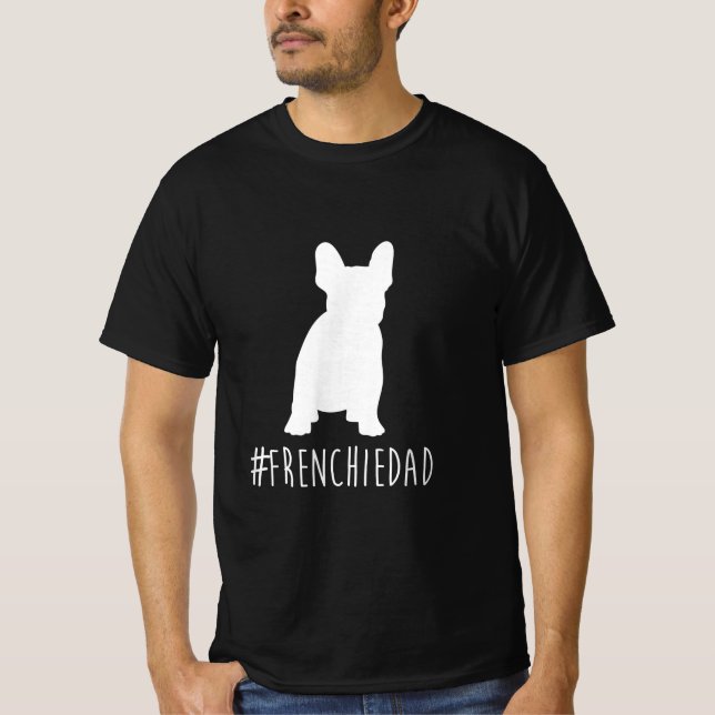 Camiseta Bulldog Lover | Pai francês Bulldog Pai francês (Frente)
