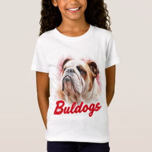 Camiseta Bulldog Mascot - Esportes agressivos e poderosos D