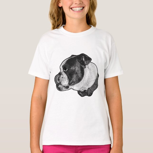 Camiseta Bulldog Nose-Lick (Frente)