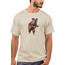 Camiseta Bulldog Rock Star