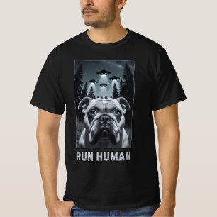 Camiseta Bulldog Selfie OFO Divertido Design