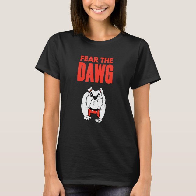 Camiseta Bulldog Teme O Dawg Georgia (Frente)