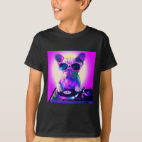 Bulldog Vaporwave Dj Dog Aestética Meninas