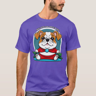 Camiseta Bulldog Yoga Bulldog Balance Bliss