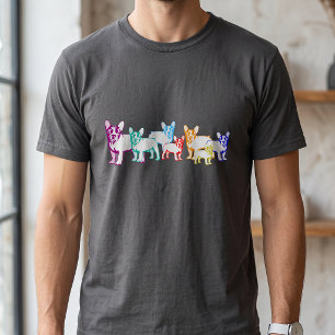 Camiseta Bulldogs franceses filhotes