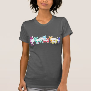 Camiseta Bulldogs franceses filhotes