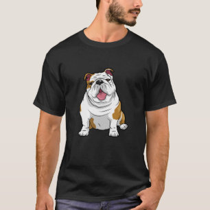 Camiseta BULLDOGS INGLÊS Cachorros de Bulldog Engraçados