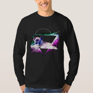 Camiseta Bulldogue Francês Aesthetic Galaxy