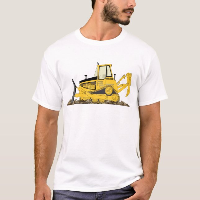Camiseta Bulldozer amarelo (Frente)