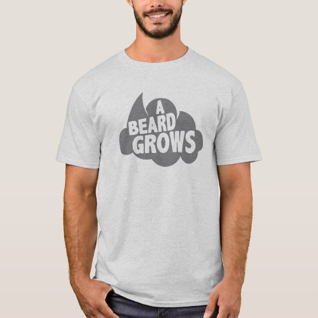 Camiseta bulle_citation_a_beard_grows_barbe_1110 (Frente)