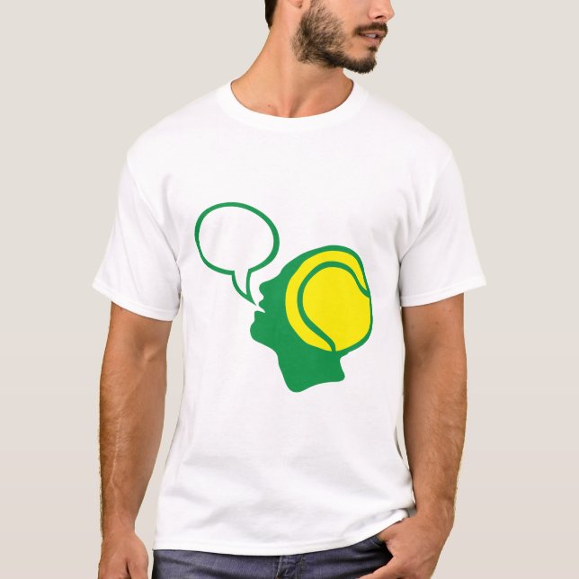 Camiseta bulle tennis tete head figure visage (Frente)