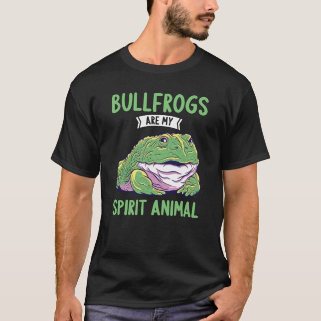 Camiseta Bullfrogs are my Spirit Animal Bullfrog (Frente)