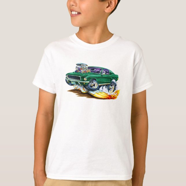 Camiseta Bullitt Mustang com Motor Grande (Frente)