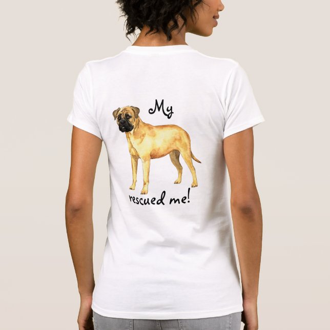 Camiseta Bullmastiff de Emergência (Verso)