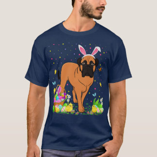 Camiseta Bullmastiff Dog Bunny Ovo Caça Bullmastiff East