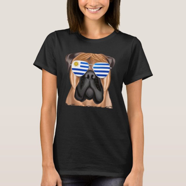 Camiseta Bullmastiff Dog Uruguai (Frente)