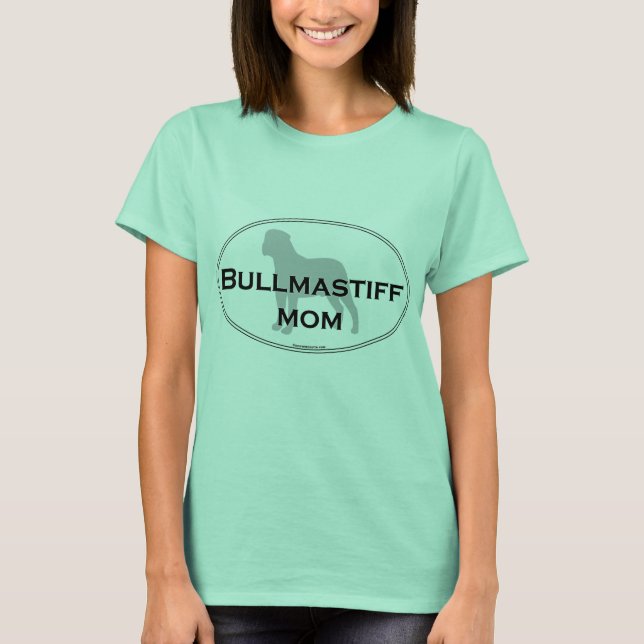 Camiseta Bullmastiff Mãe (Frente)