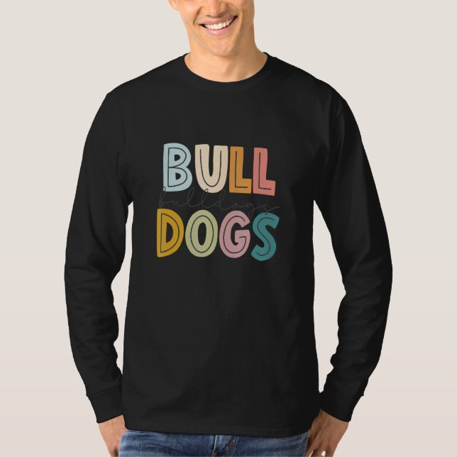 Camiseta Bulls Mascot School Spirit Esporte Chee Fan Tea (Frente)