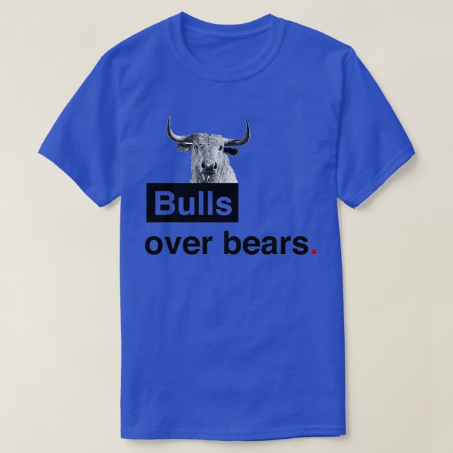 Camiseta Bulls Over Bears Wall Street (Frente do Design)